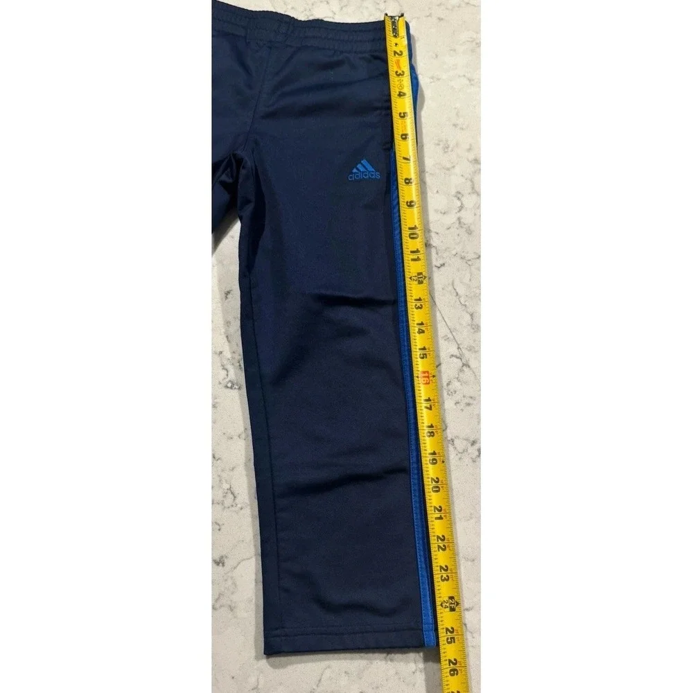 Adidas Track Pants Youth Boys 6 Navy Blue 3 Stripes Athletic Outdoor Athleisure